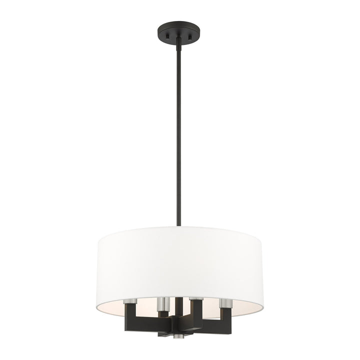 4 Light Black Chandelier