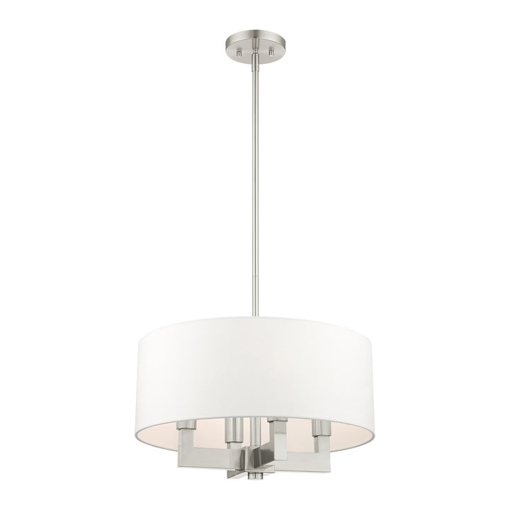 4 Light Brushed Nickel Chandelier