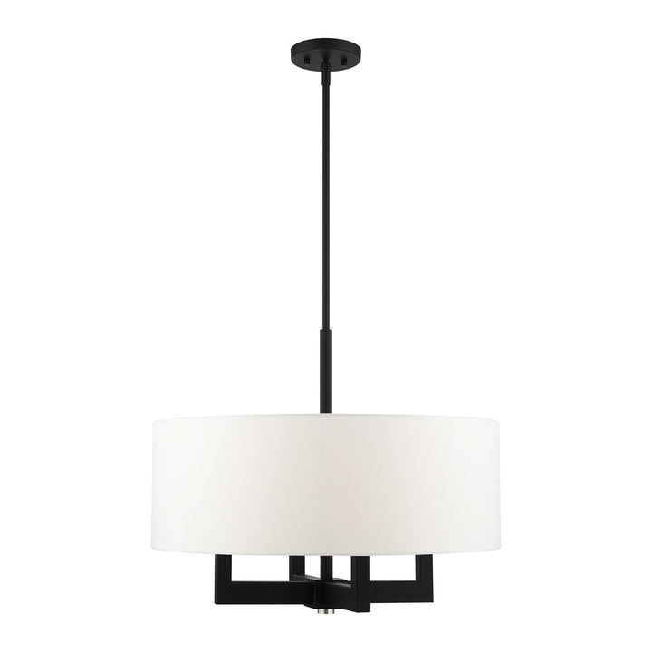 4 Light Black Chandelier