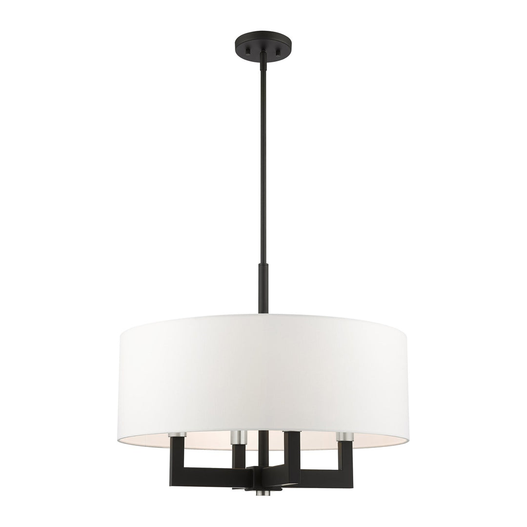 4 Light Black Chandelier