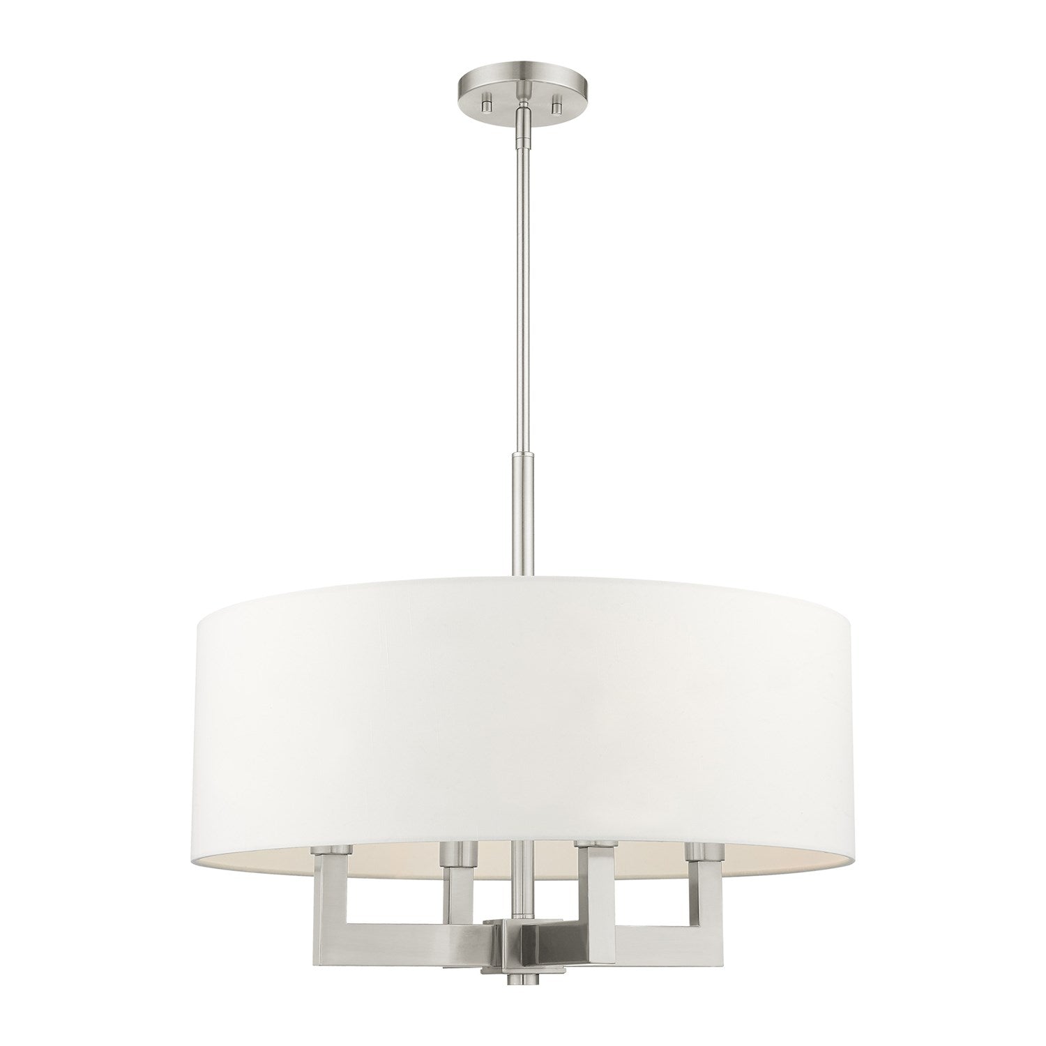 4 Light Brushed Nickel Chandelier