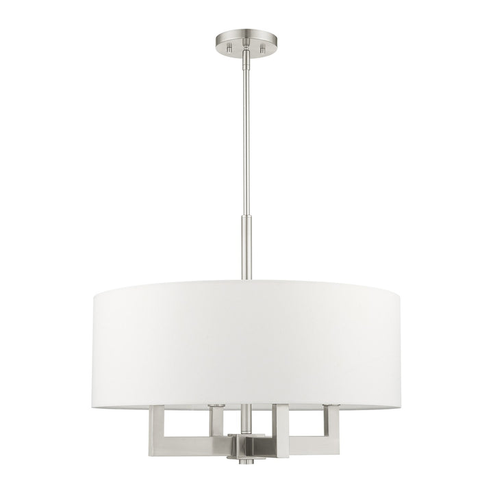 4 Light Brushed Nickel Chandelier