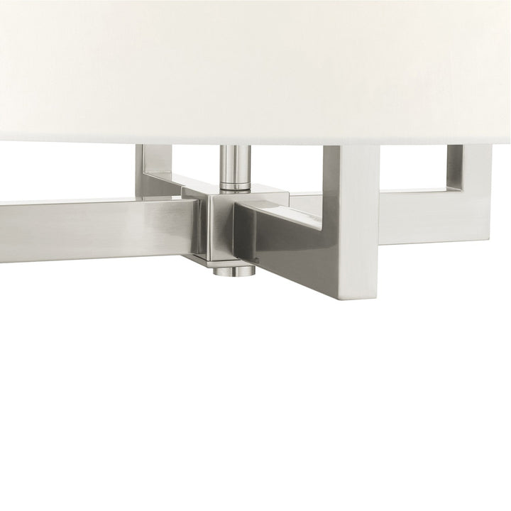 4 Light Brushed Nickel Chandelier