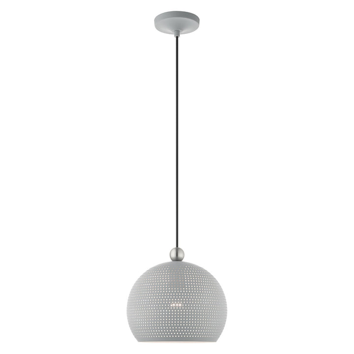 1 Light Nordic Gray Pendant by Livex Lighting