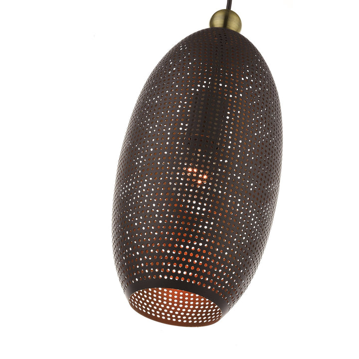 1 Light Bronze Pendant