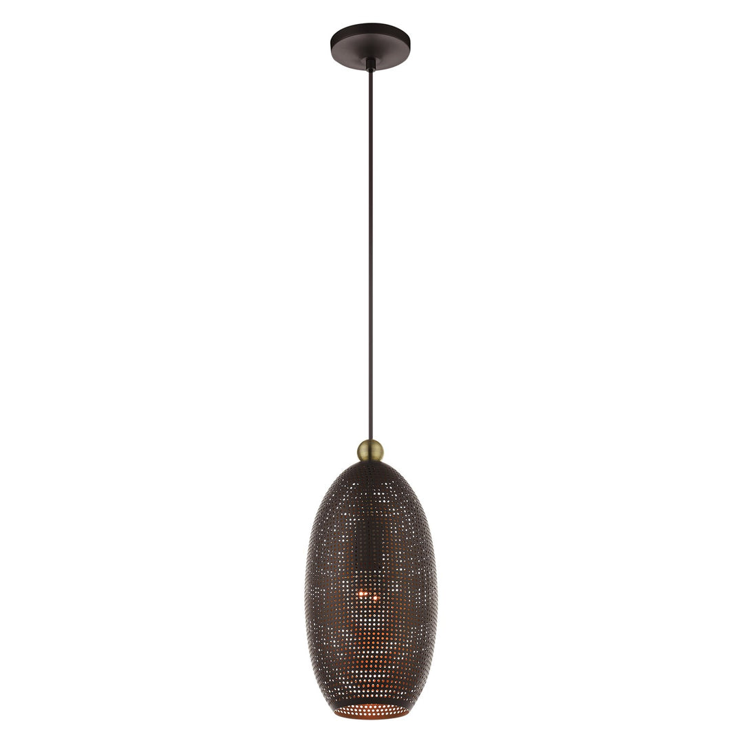 1 Light Bronze Pendant