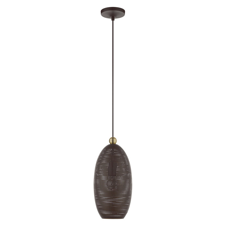 1 Light Bronze Pendant