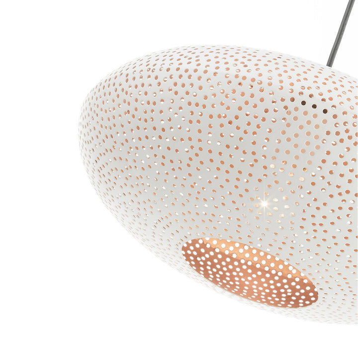 1 Light White Pendant