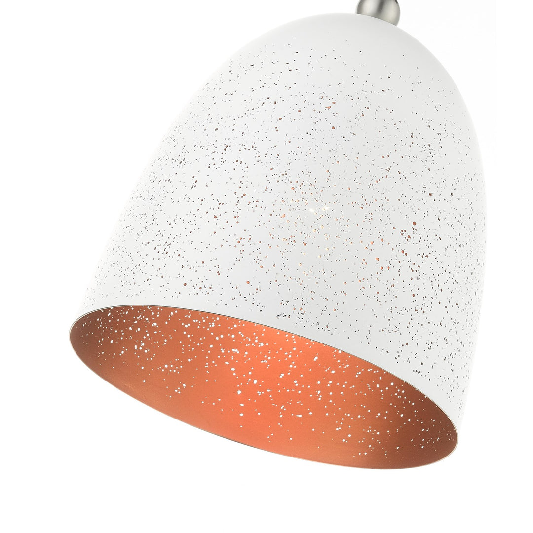1 Light White Pendant
