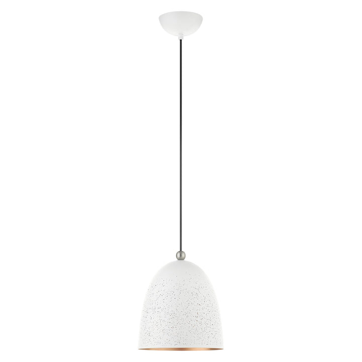 1 Light White Pendant