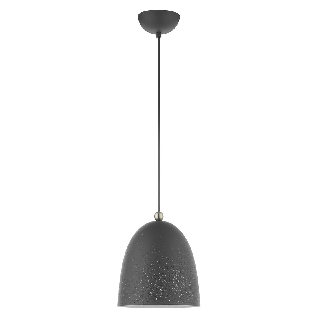 1 Light Scandinavian Gray Pendant