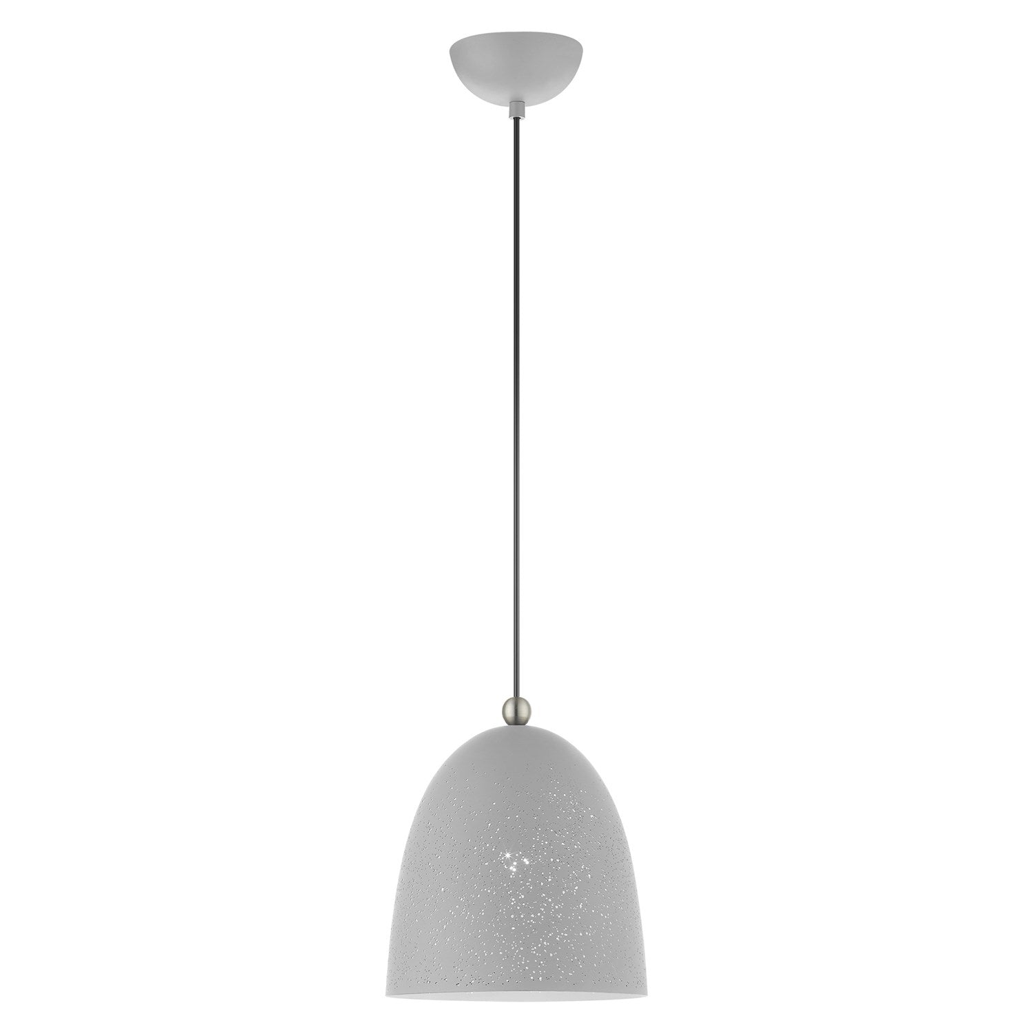 1 Light Nordic Gray Pendant by Livex Lighting
