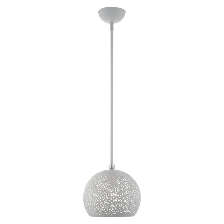 1 Light Nordic Gray Pendant by Livex Lighting
