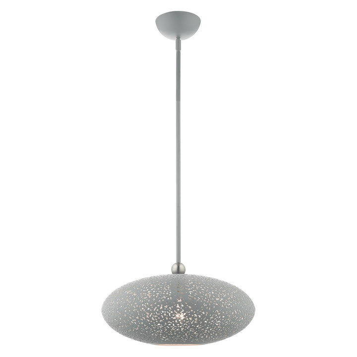 1 Light Nordic Gray Pendant by Livex Lighting