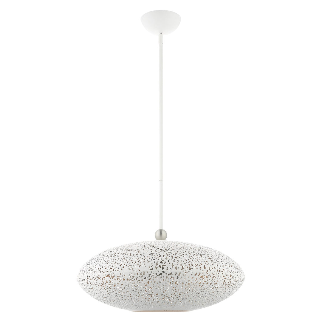 3 Light White Pendant