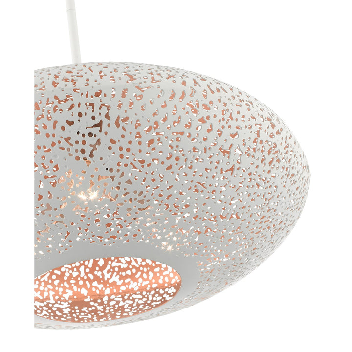 3 Light White Pendant
