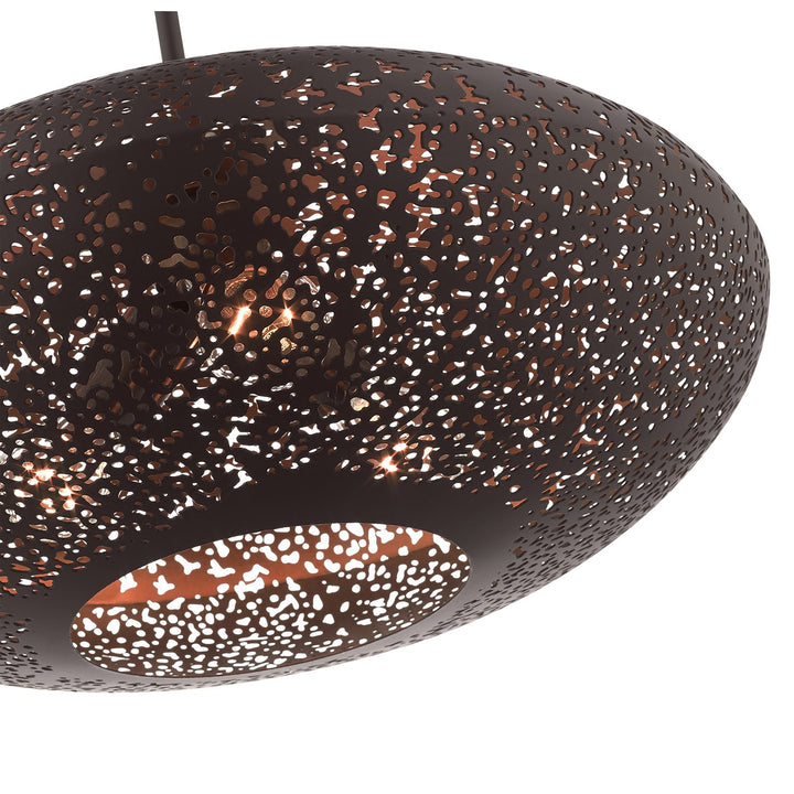 3 Light Bronze Pendant
