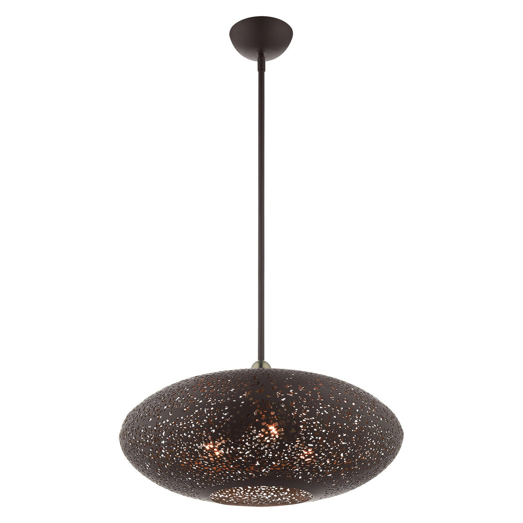 3 Light Bronze Pendant