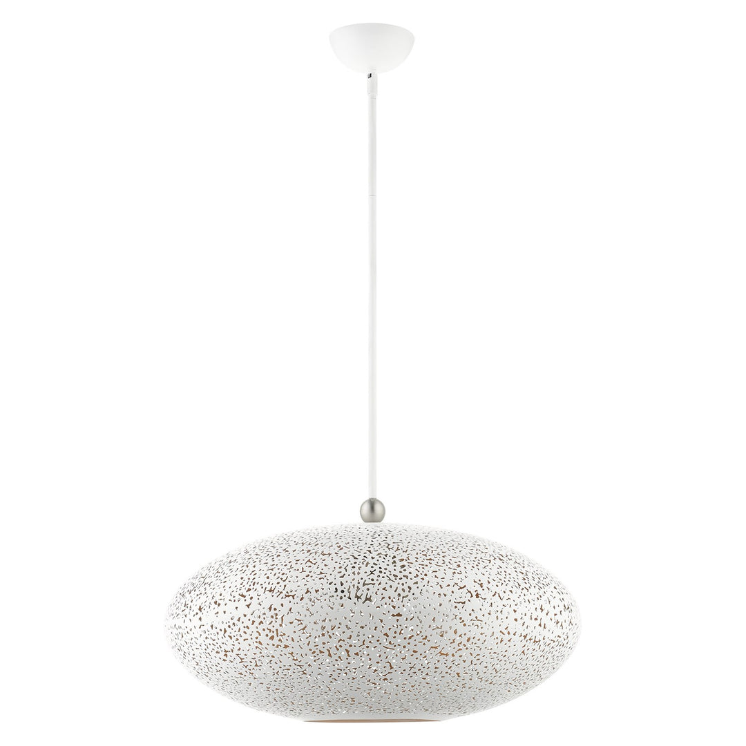3 Light White Pendant
