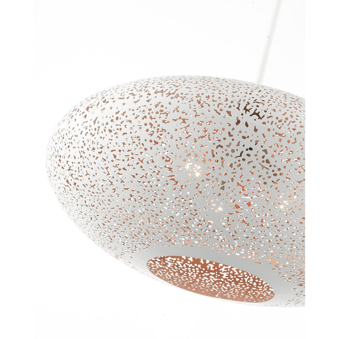 3 Light White Pendant