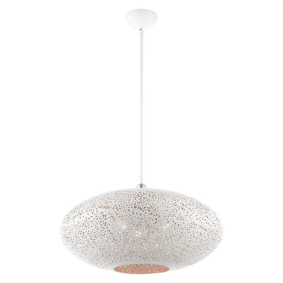 3 Light White Pendant