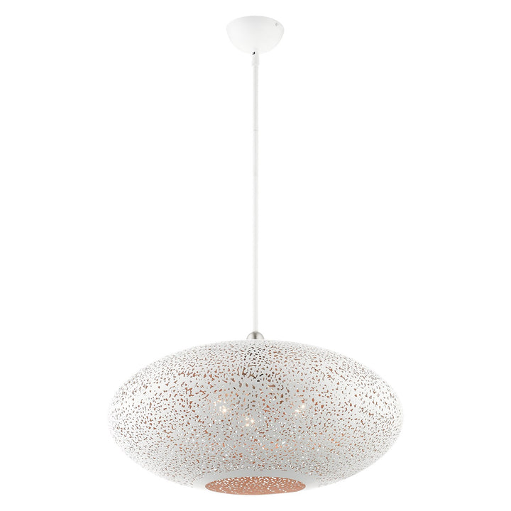 3 Light White Pendant