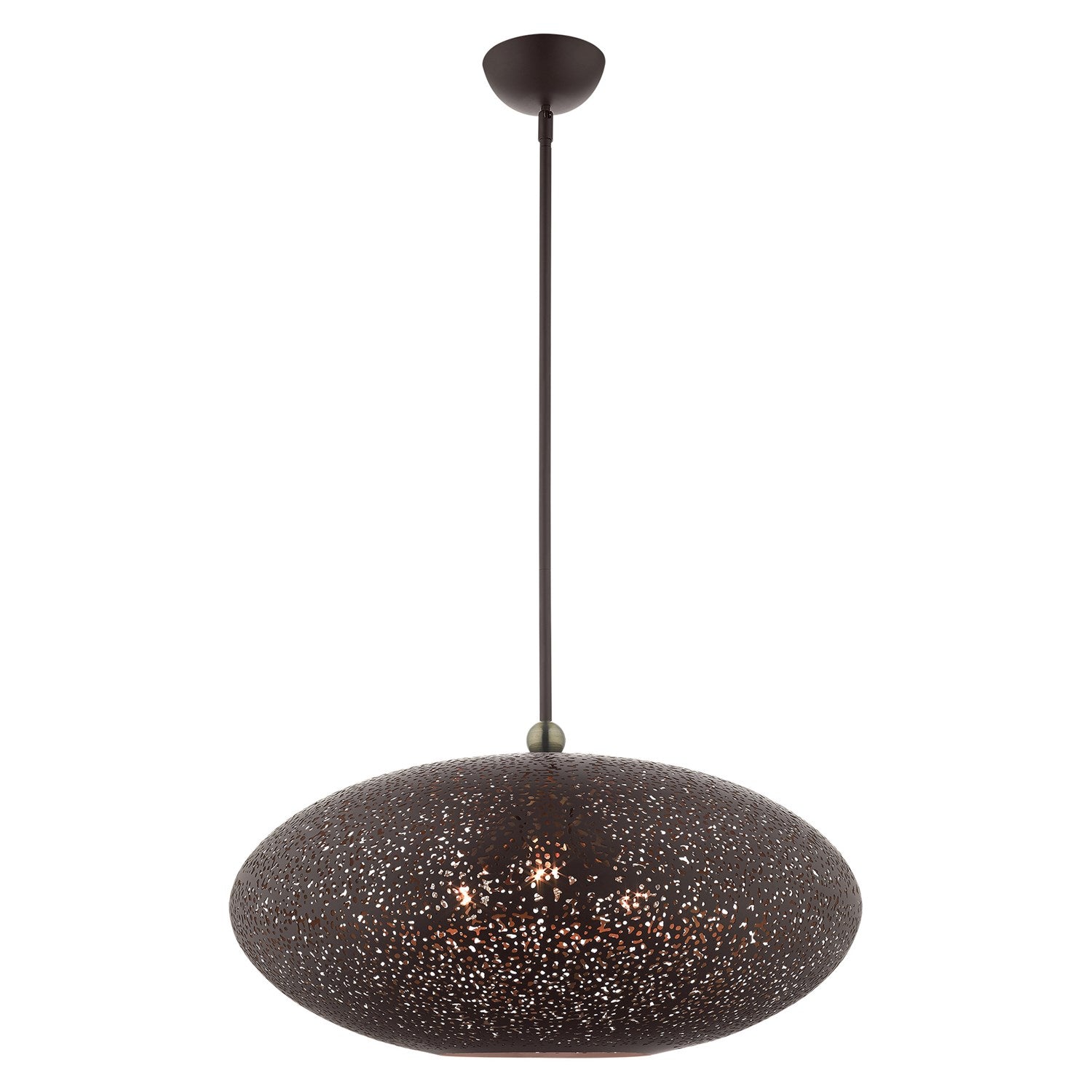 3 Light Bronze Pendant by Livex Lighting