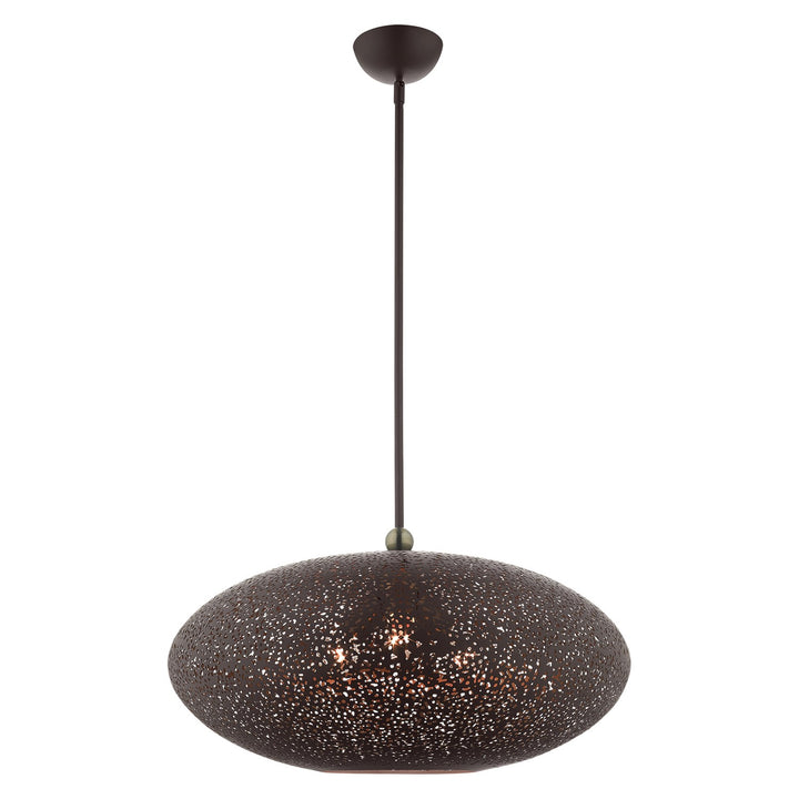 3 Light Bronze Pendant by Livex Lighting