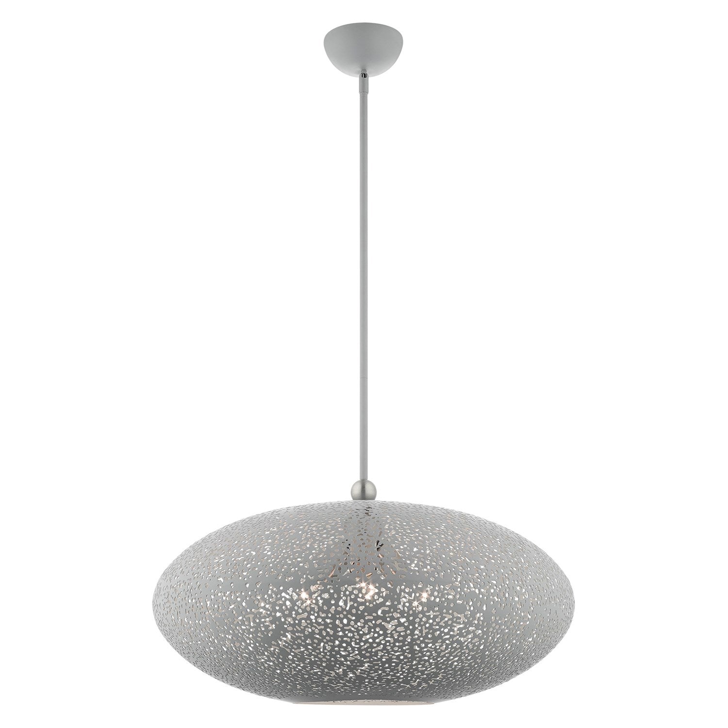 3 Light Nordic Gray Pendant by Livex Lighting