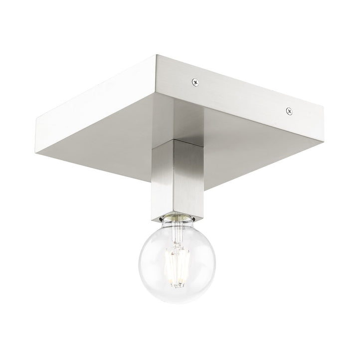 1 Light Brushed Nickel Ceiling Mount by Livex Lighting