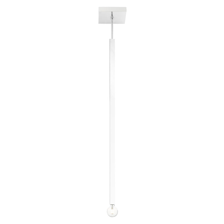 1 Light Polished Chrome Single Pendant