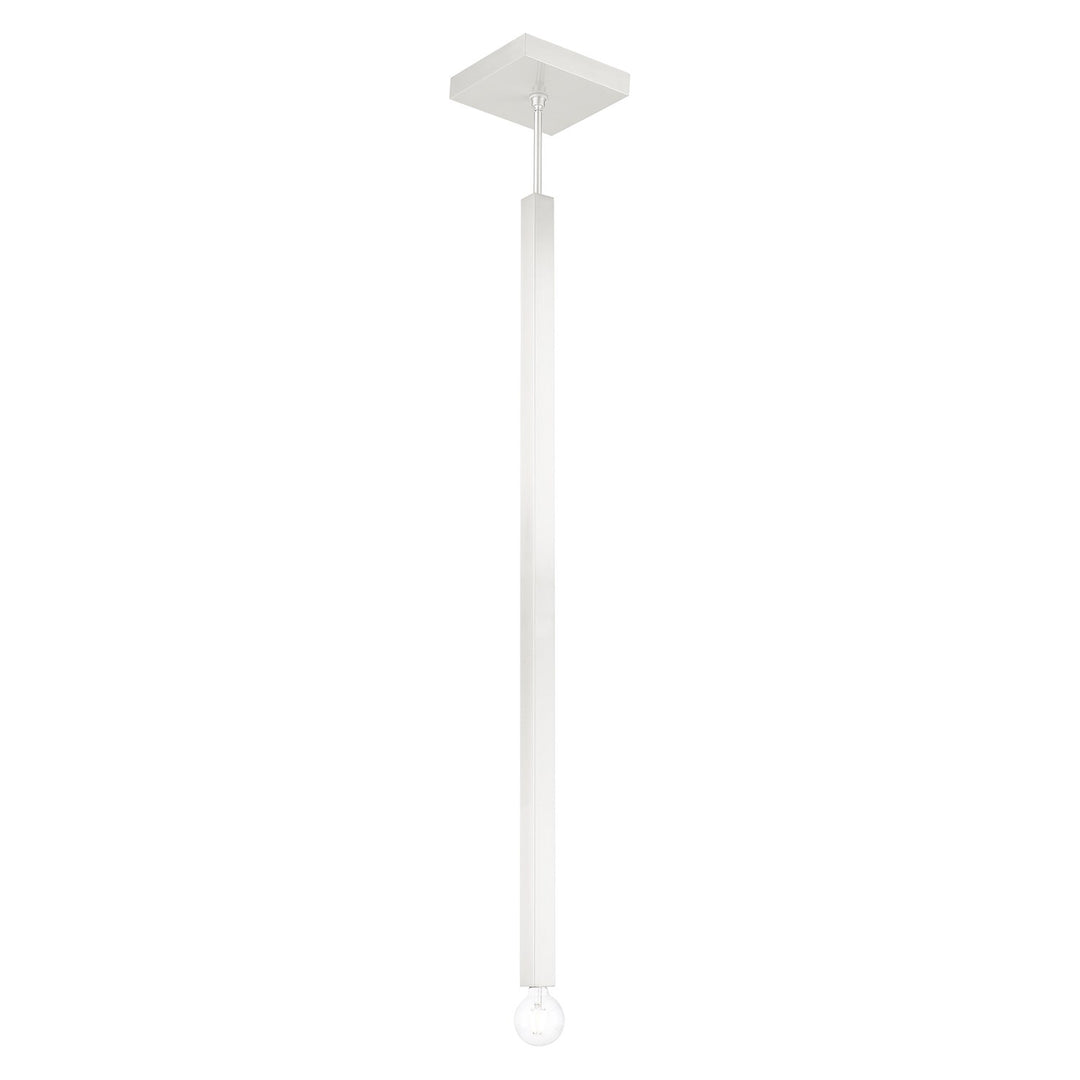 1 Light Brushed Nickel Single Pendant