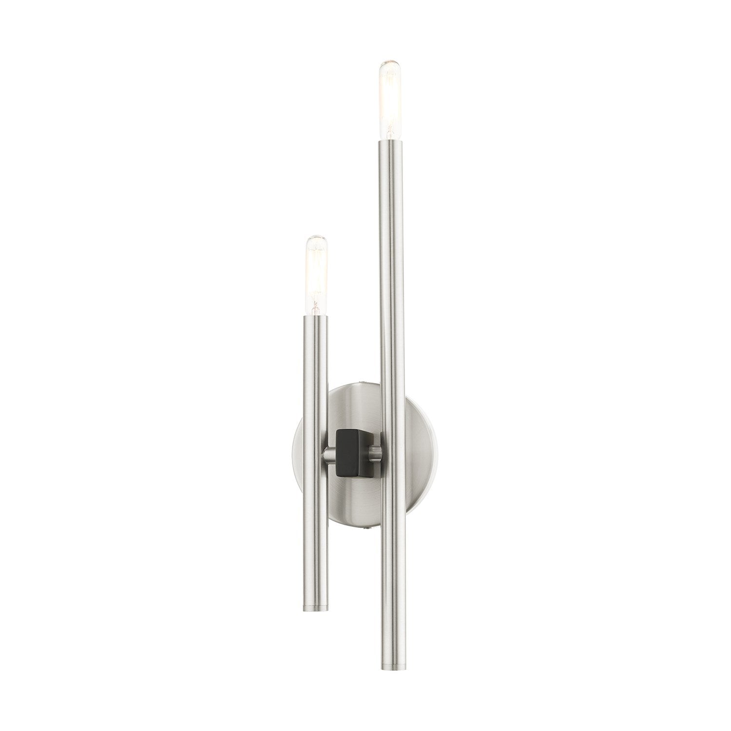 2 Light Brushed Nickel Ada Double Sconce by Livex Lighting