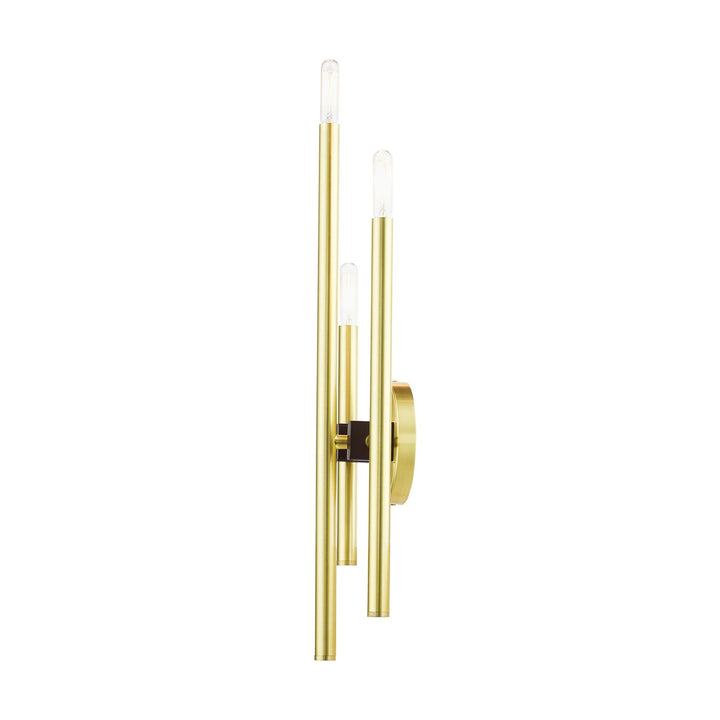 3 Light Satin Brass Ada Triple Sconce