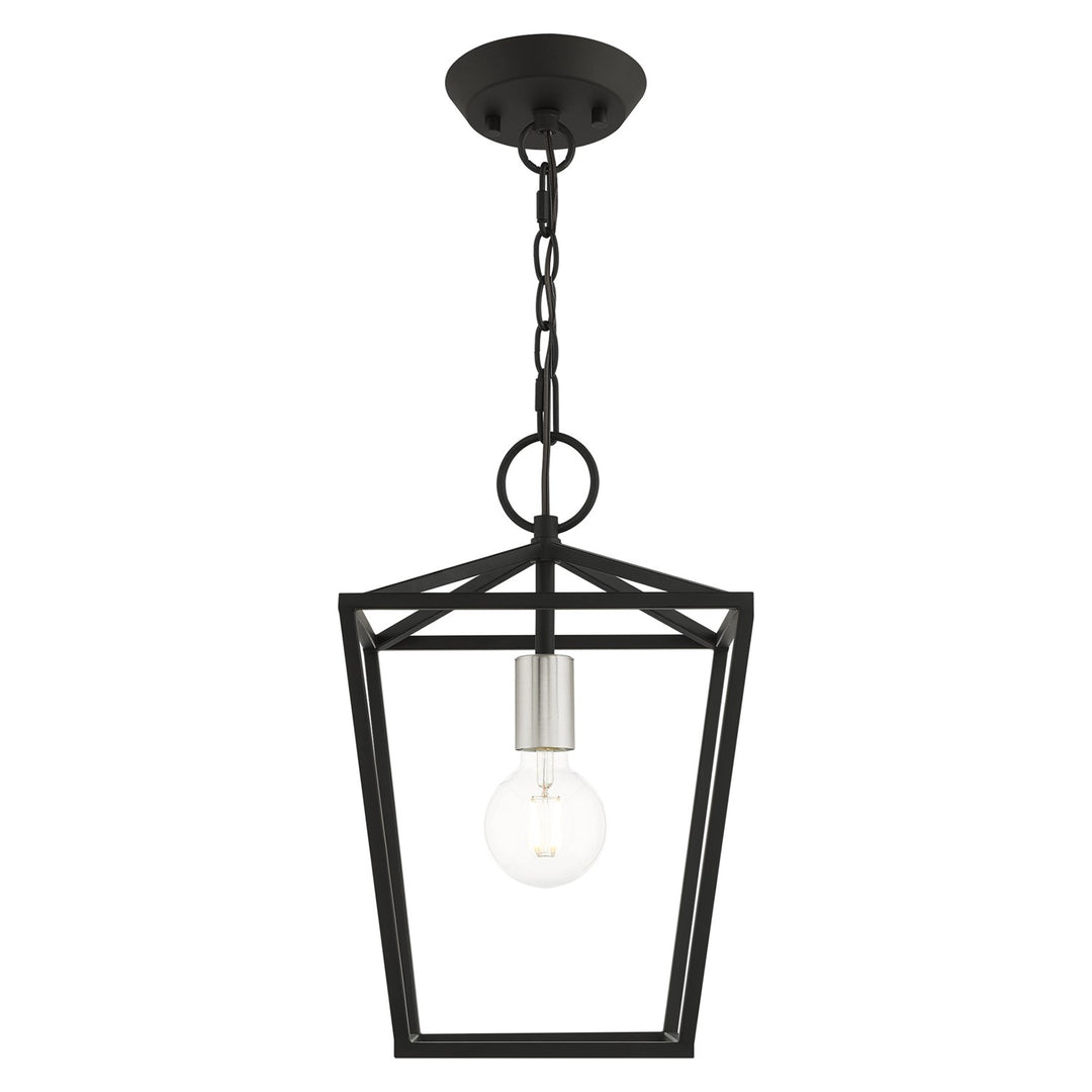 1 Light Black Convertible Lantern