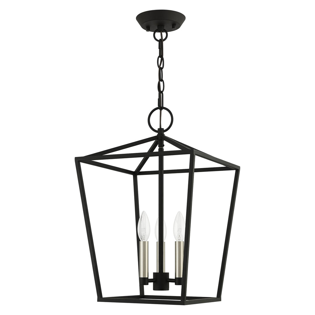3 Light Black Convertible Lantern