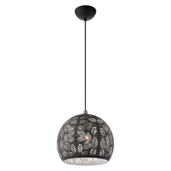 1 Light Black Pendant