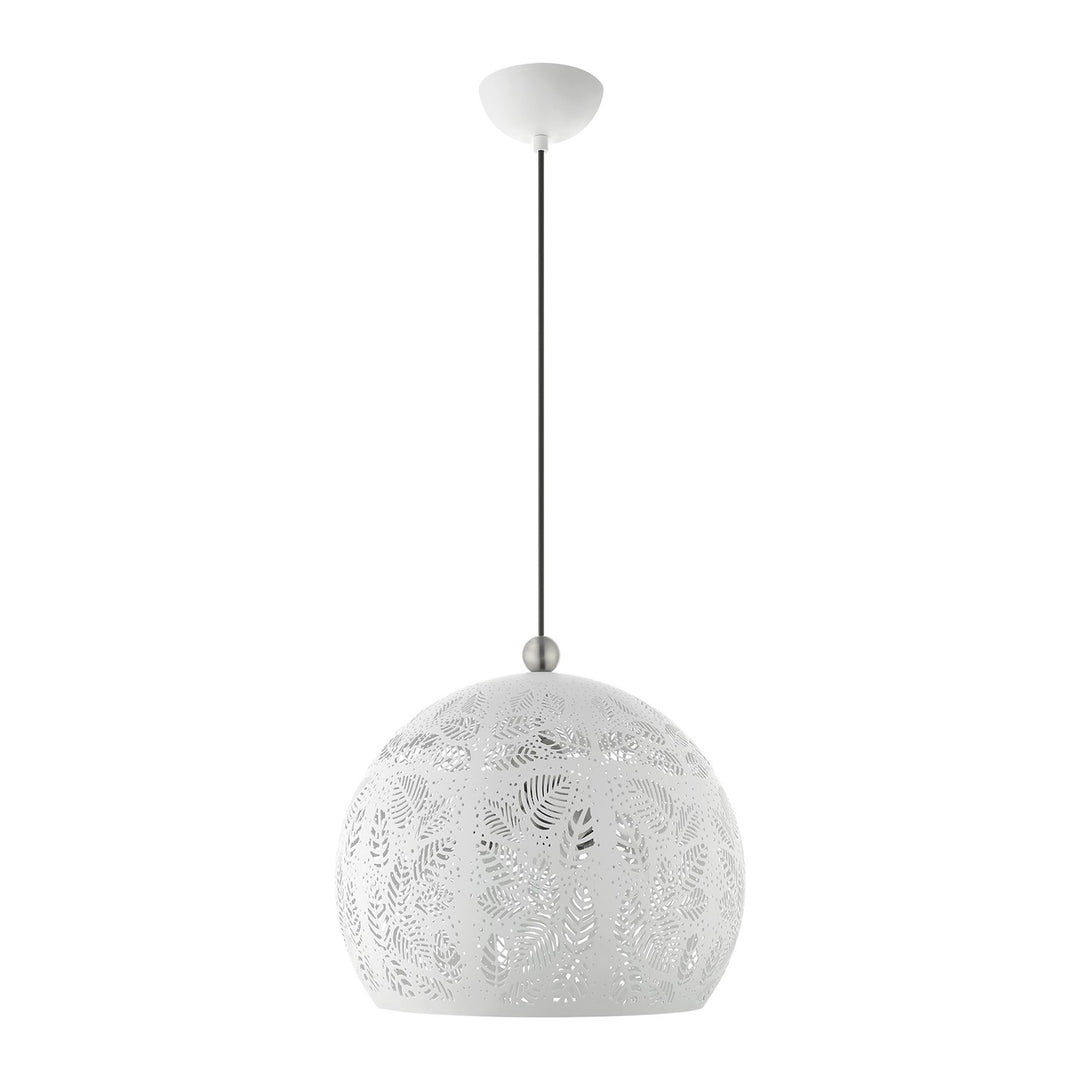 3 Light White Pendant