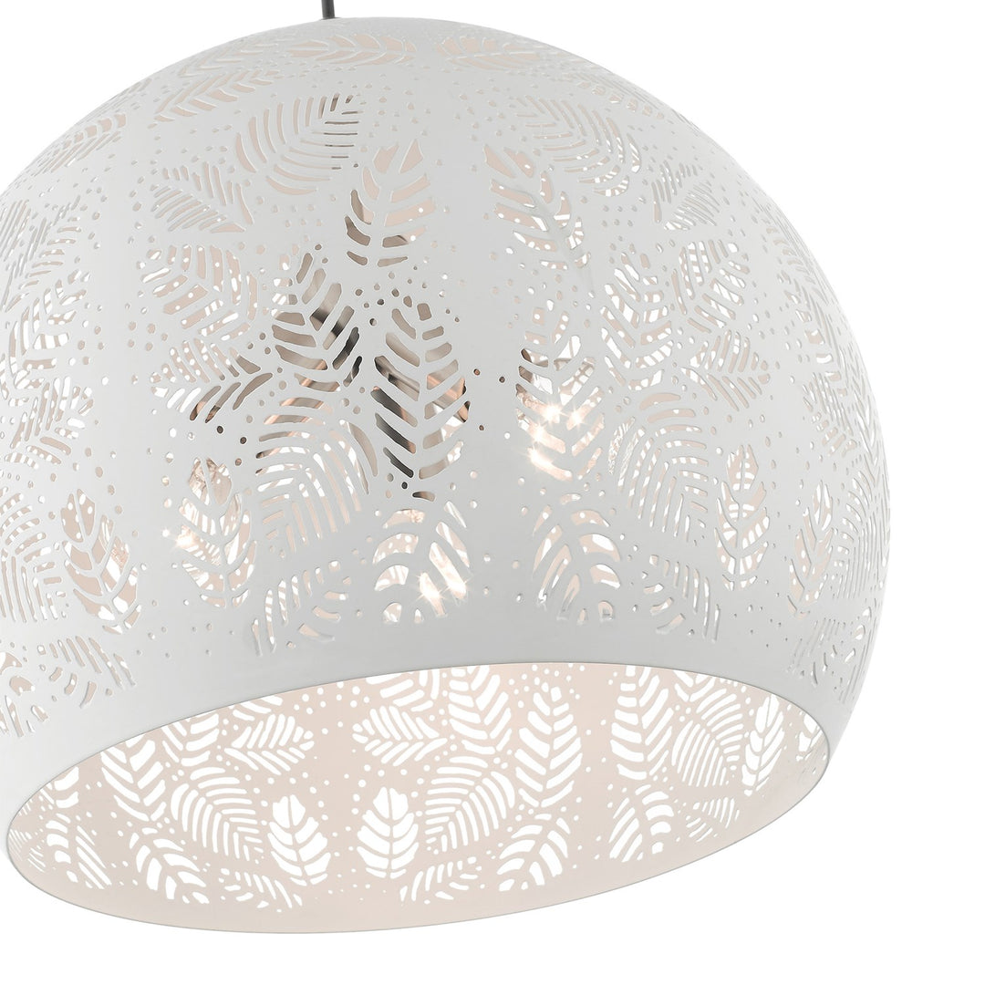 3 Light White Pendant
