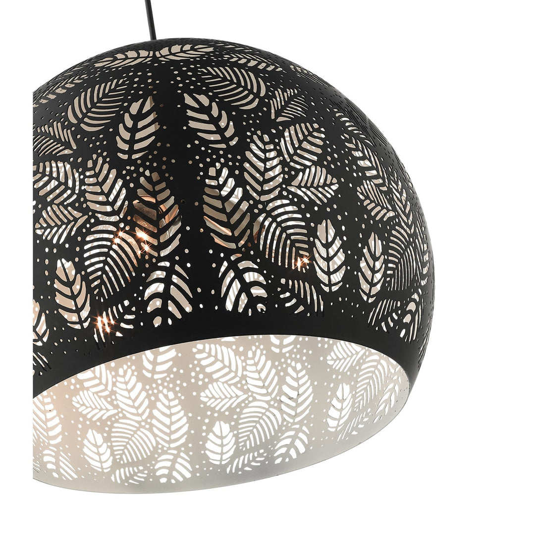 3 Light Black Pendant