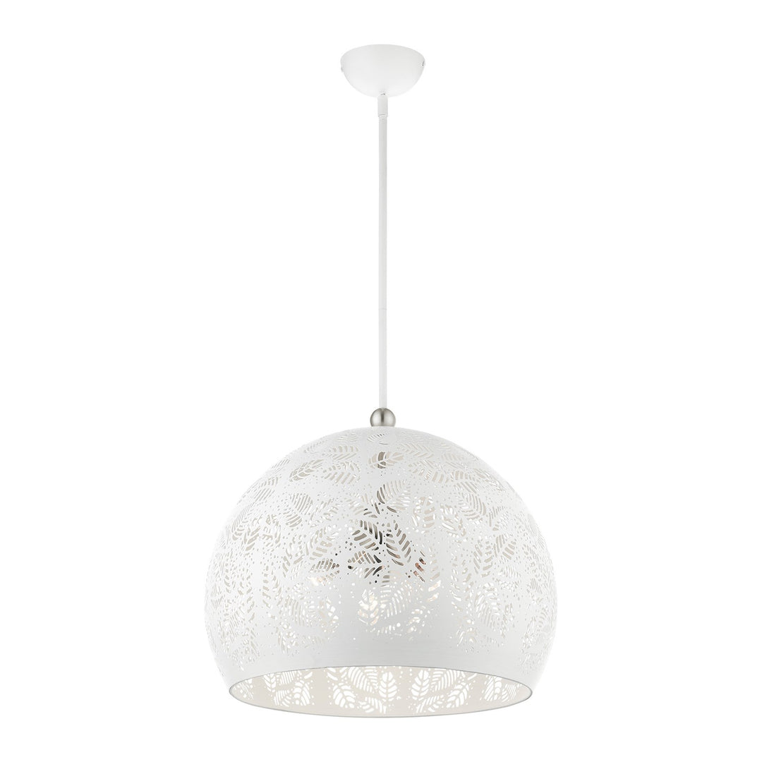 3 Light White Pendant