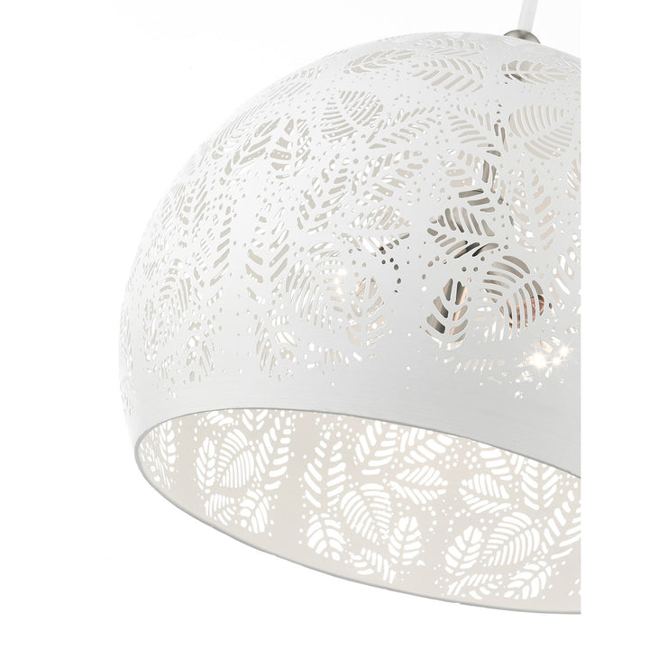 3 Light White Pendant