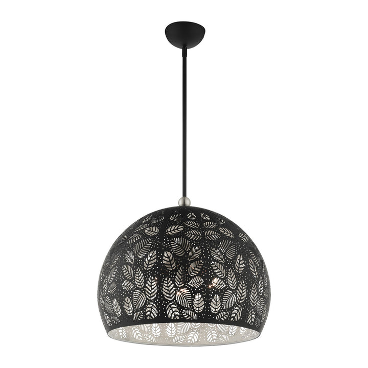 3 Light Black Pendant