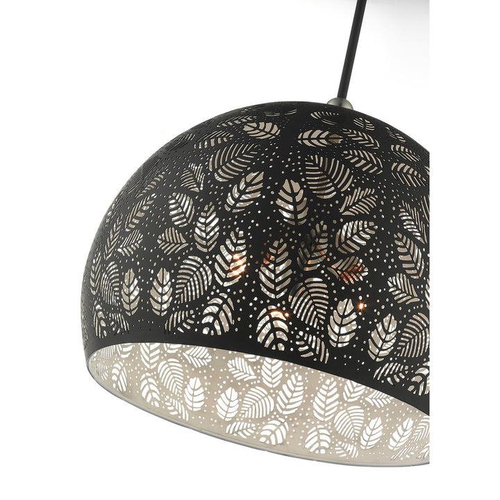 3 Light Black Pendant