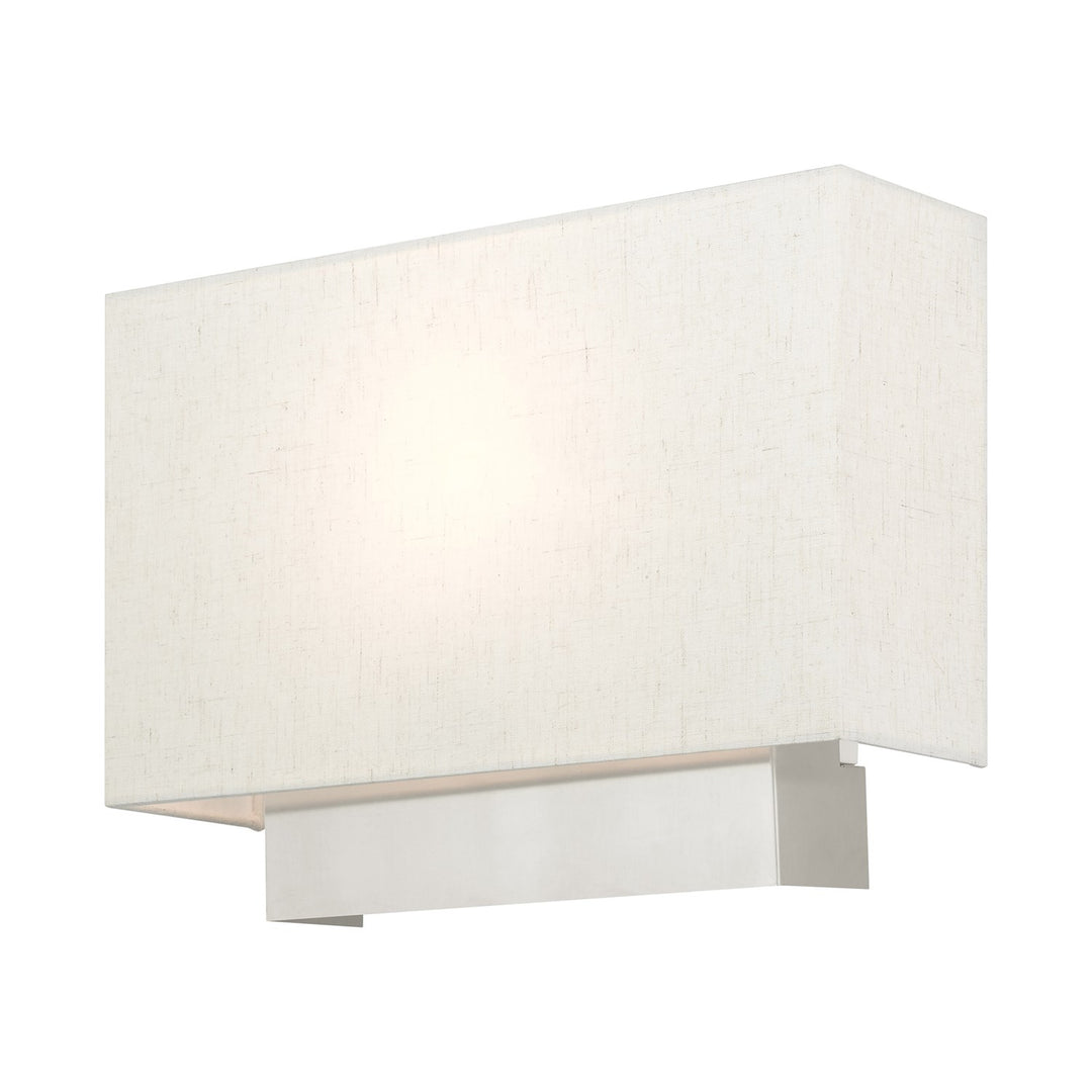 1 Light Brushed Nickel Ada Sconce by Livex Lighting