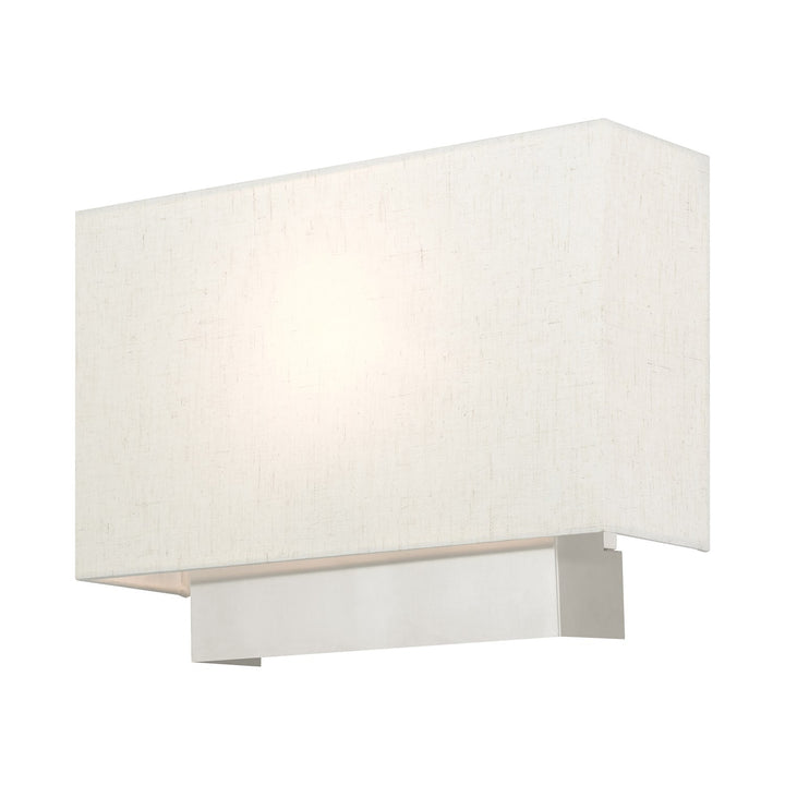 1 Light Brushed Nickel Ada Sconce by Livex Lighting