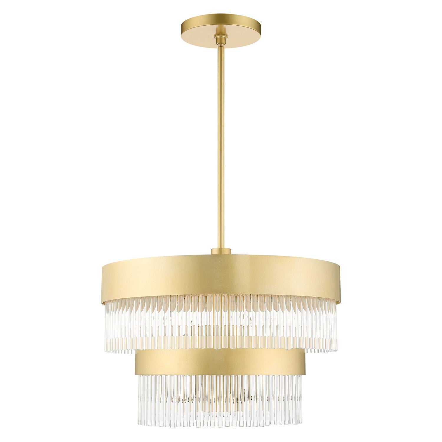 5 Light Soft Gold Chandelier by Livex Lighting