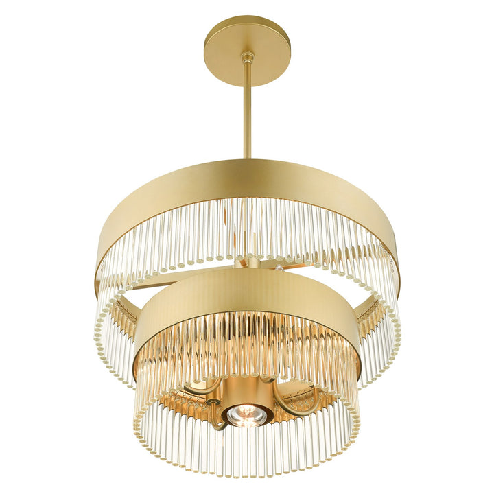 5 Light Soft Gold Chandelier