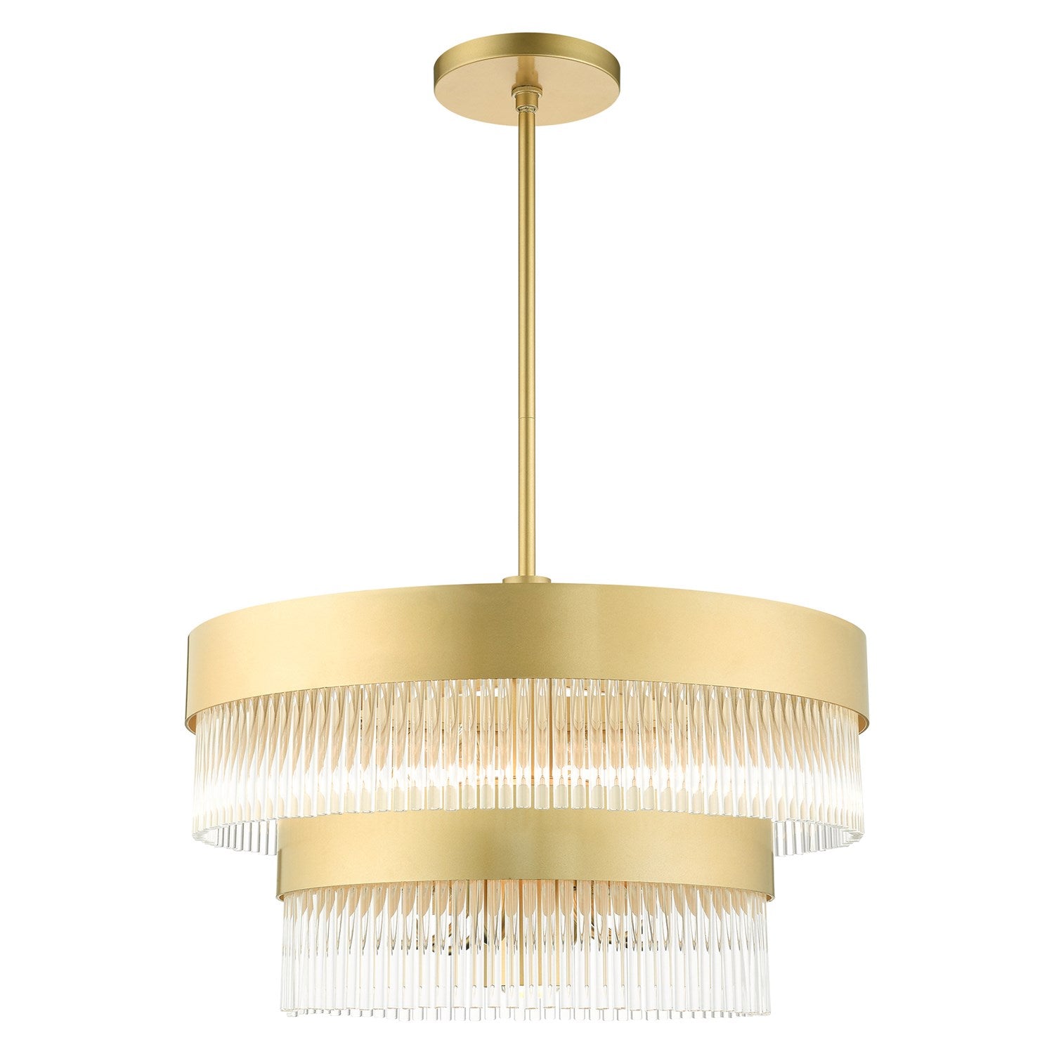 6 Light Soft Gold Chandelier by Livex Lighting