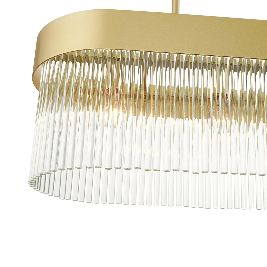 4 Light Soft Gold Chandelier